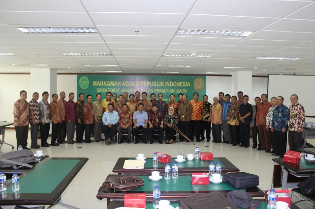 Pelatihan Tim APM Badilum dan PT Seluruh Indonesia 24-26 Februari 2016